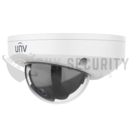 Uniview 8MP LightHunter IPC318SB-ADF28K-I0 Dome Camera with Built-in Mic, 2.8mm Lens, IR 30m