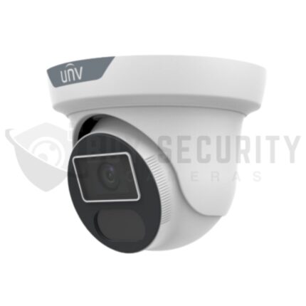 Uniview 8MP LightHunter IPC3618SS-ADF28K-I1 Turret Camera with Built-in Mic, 2.8mm Lens, IR 40m