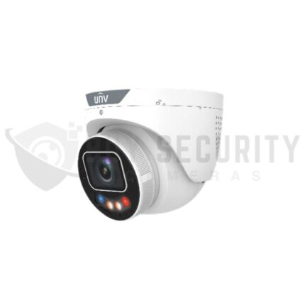 Uniview IPC3636SE-ADZKMC-WP-I1 6MP AI Tri-Guard Turret Camera, Varifocal Dual-Light, Active Deterrence