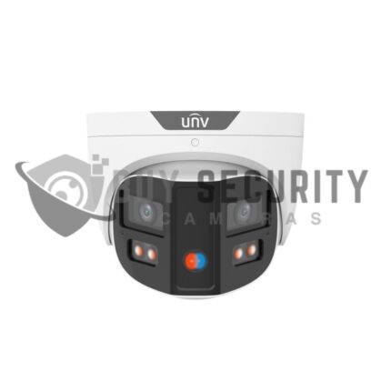 Uniview IPC3K28SE-ADF28KMC-DL-I0 8MP Double-Light Alarm Binocular Eyeball Camera, PoE