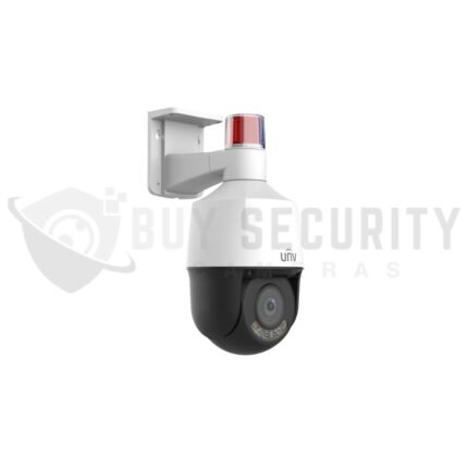 Uniview IPC6324LWH-AX5C-VG2 4MP 5× Tri-Guard PTZ Network Camera with Warm Light, Two-Way Audio & ColorHunter