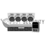 Uniview UNV Acutrack Triguard 4 x 6MP Active Deterrence CCTV Kit with 4TB HDD & 8CH NVR