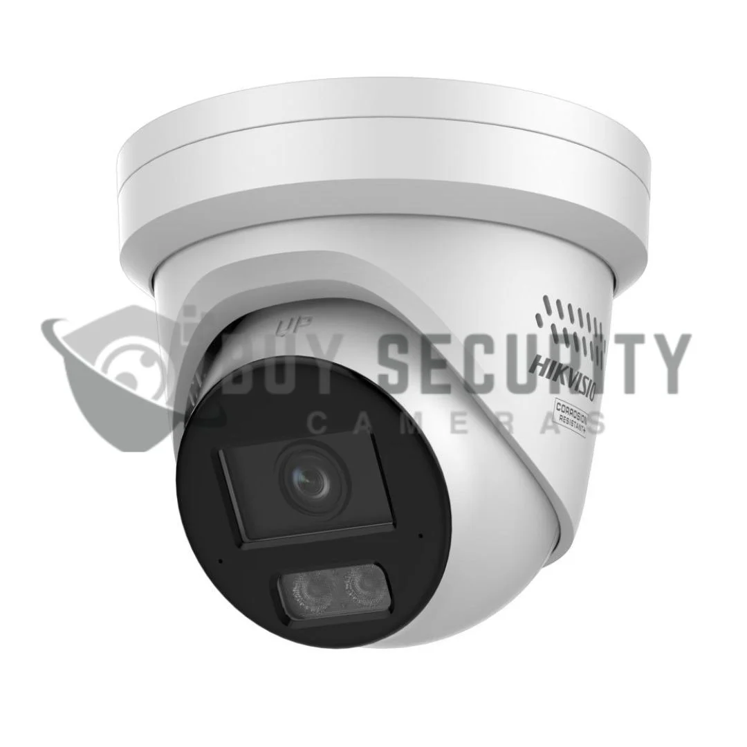 Hikvision DS-2CD2367G3-LIS2UYSL 6MP Smart Hybrid Light ColorVu 3.0 Gen 3 Turret Camera With Strobe Speaker