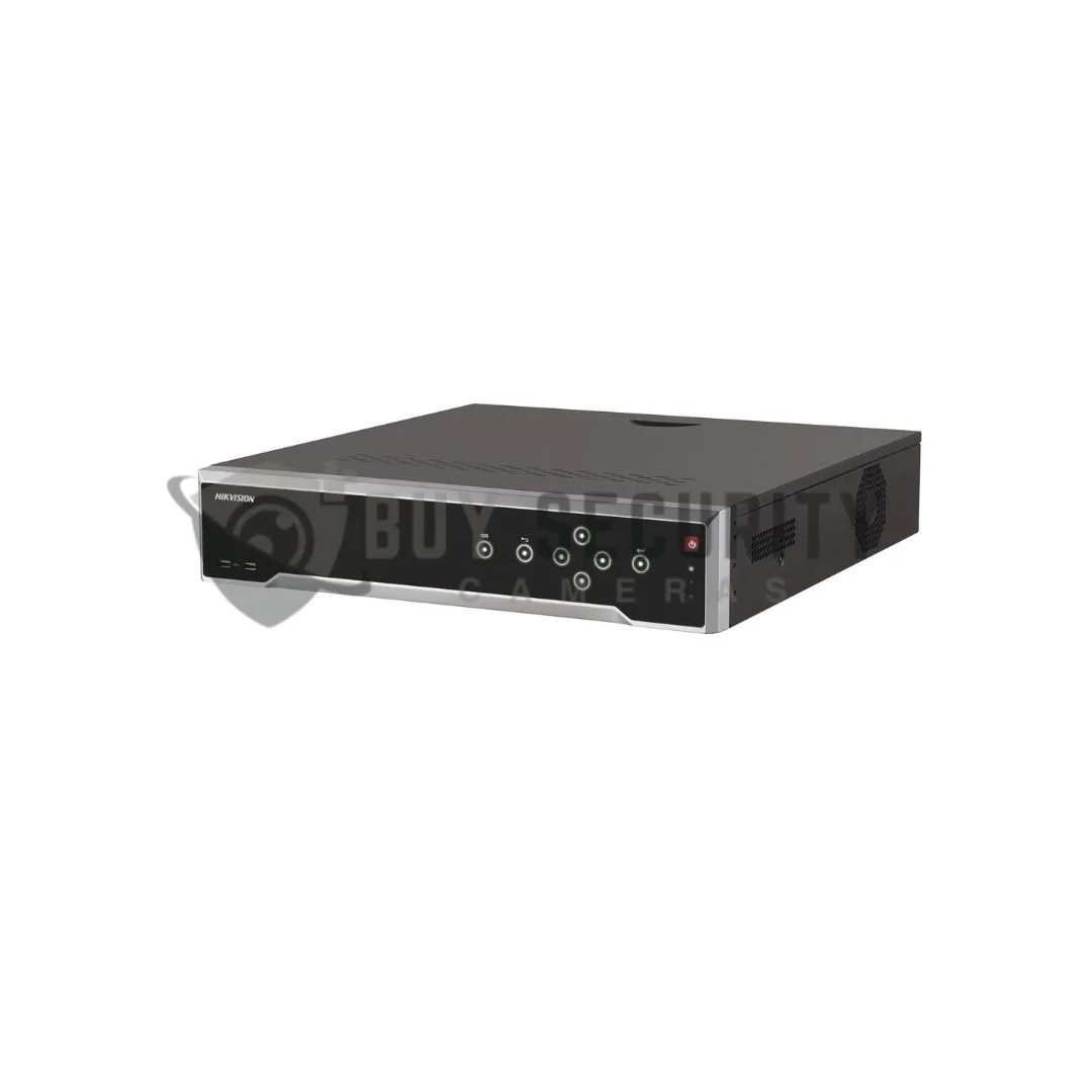 Hikvision DS-7732NI-I4-24 32ch CCTV NVR, 24 PoE Ports, 256Mbps, H.265, 4K, 1.5RU, 4 x HDD Bays + 4TB Hard Drive