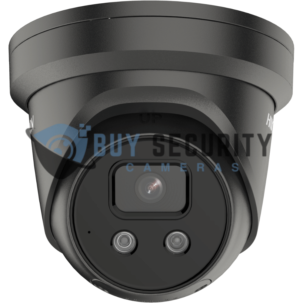 Hikvision Acusense DS-2CD2386G2-ISUSL IP Camera 8MP 4K With Sound & Strobe Turret Camera BLACK