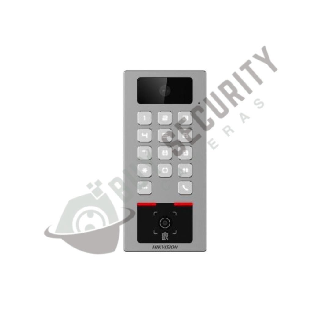 Hikvision DS-K1T502DBWX-CQRE1 Pro Series 2MP Video Access Control Terminal with Card, PIN, QR Code, Bluetooth, Wi-Fi and PoE