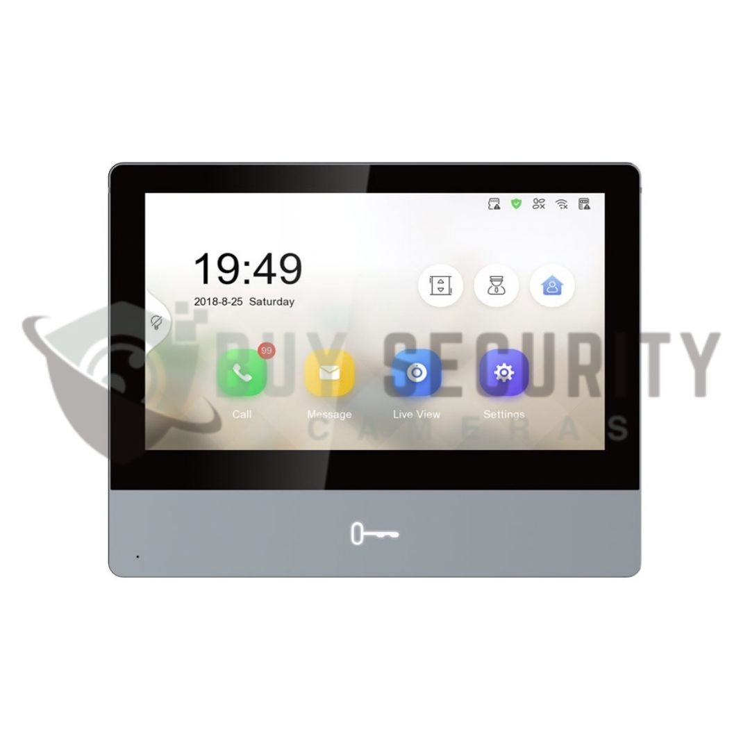 Hikvision DS-KH8350-TE1 Gen2 Video Intercom 7-Inch Touch Screen Indoor Room Station